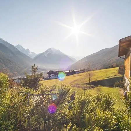 Stubaier Bauern Appartement Telfes im Stubai Buitenkant foto